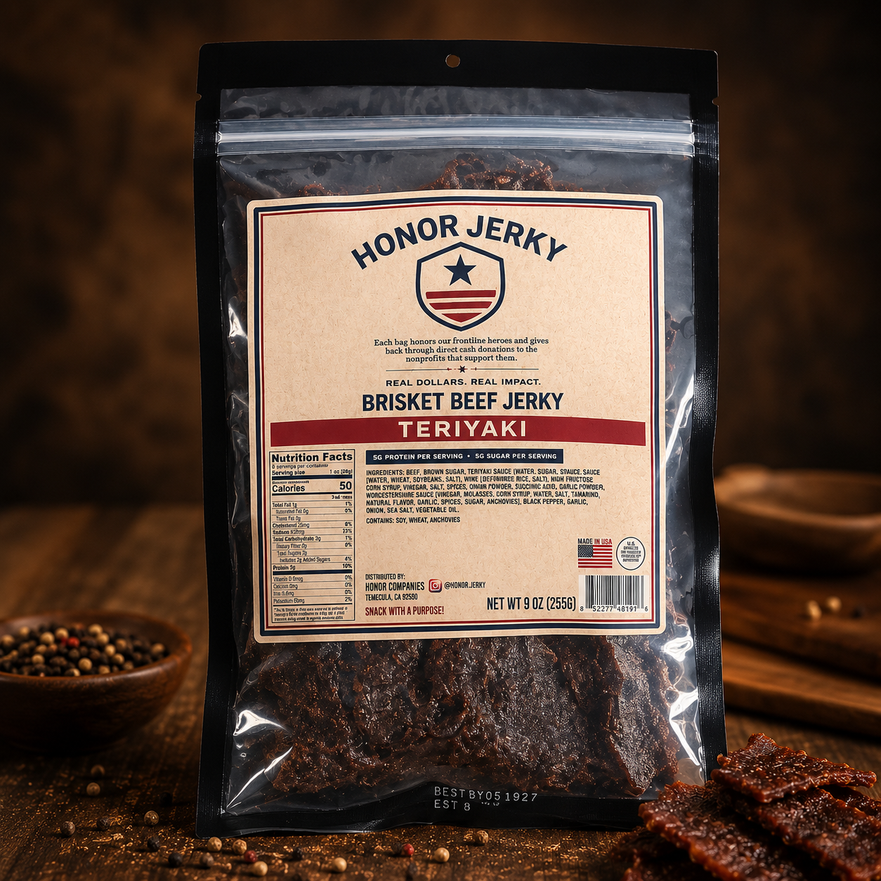 Beef Jerky- Teriyaki